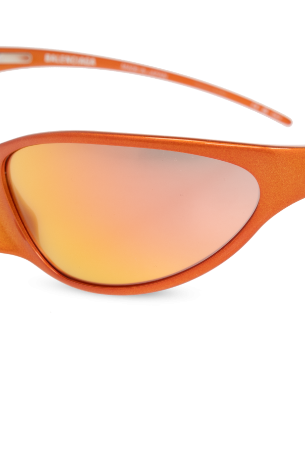 BALENCIAGA バレンシアガ オーバルサングラス オレンジ Balenciaga Eyewear 90s オーバル サングラス | オレンジ